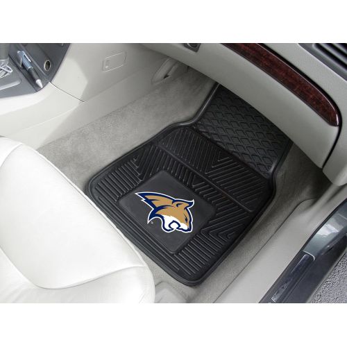  Fanmats 12612 Montana State University Bobcats Front Row Vinyl Heavy Duty Car Mat - 2 Piece