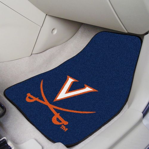  Fanmats FANMATS NCAA University of Virginia Cavaliers Nylon Face Carpet Car Mat