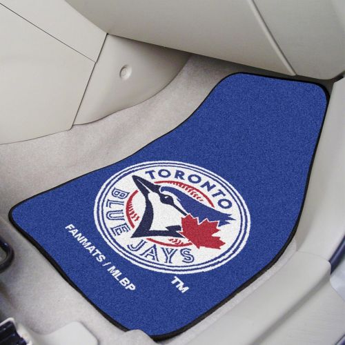  Fanmats FANMATS MLB Toronto Blue Jays Nylon Face Carpet Car Mat
