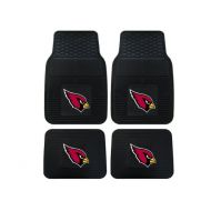 Fanmats A Set of 4 NFL Universal Fit Front and Rear All-Weather Floor Mats - Arizona Cardinals