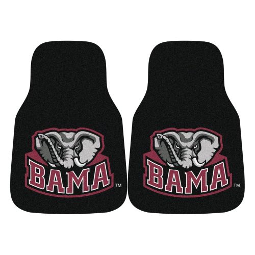  Fanmats Alabama Crimsom Tide Carpeted Car Mats