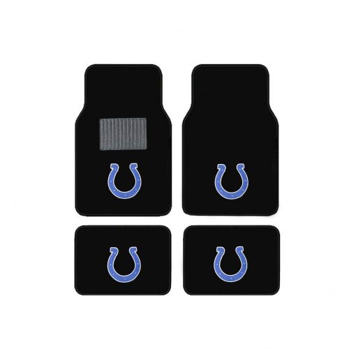  Fanmats Indianapolis Colts Embroidered Logo Carpet Floor Mats. Wow Logo on All 4 Mats.