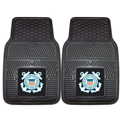  Fanmats Military Coast Guard Vinyl Heavy Duty Car Mat - 2 Piece