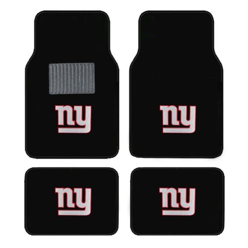  Fanmats New York Giants Embroidered Logo Carpet Floor Mats. Wow Logo on All 4 Mats.