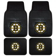 Fanmats Officially Licensed NHL Universal Fit Molded Front and Rear Rubber Floor Mats - Boston Bruins