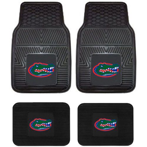  Fanmats UF University of Florida Gators Front & Rear Car Truck SUV Vinyl Car Floor Mats - 4PC