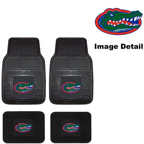  Fanmats UF University of Florida Gators Front & Rear Car Truck SUV Vinyl Car Floor Mats - 4PC