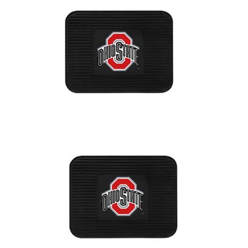  Fanmats OSU Ohio State University Buckeyes Front & Rear Car Truck SUV Vinyl Car Floor Mats - 4PC