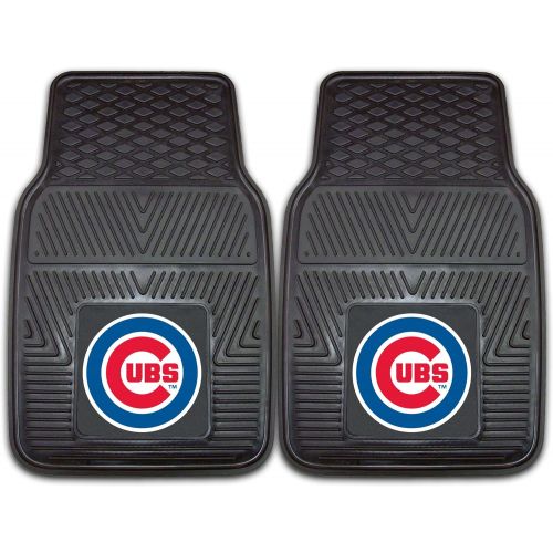  FANMATS 8782 MLB Chicago Cubs Vinyl Heavy Duty Car Mat,Black,18x27