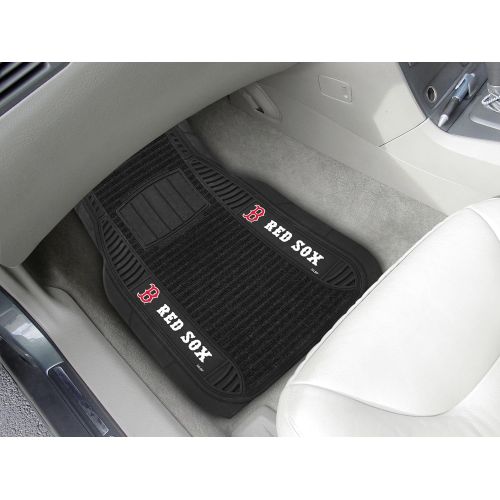  Fanmats FANMATS MLB Boston Red Sox Nylon Face Deluxe Car Mat