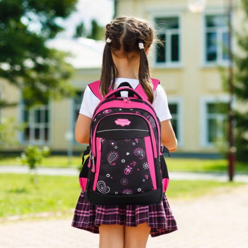  Backpack for Girls, Fanspack Girls Backpack for School Bags Kids Backpack Bookbag School Backpack for Elementary