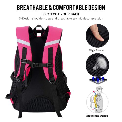  Backpack for Girls, Fanspack Girls Backpack for School Bags Kids Backpack Bookbag School Backpack for Elementary