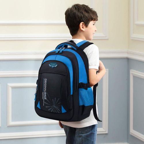  School Bags for Boys, Fanspack Boys Backpack for School Kids Backpack Bookbags for Elementary