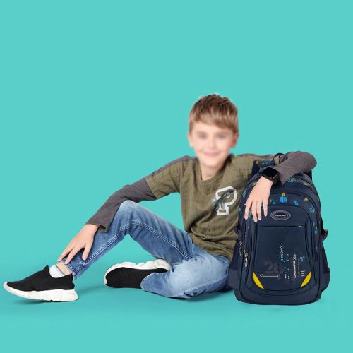  School Bags for Boys, Fanspack Boys Backpack for School Kids Backpack Bookbags for Elementary