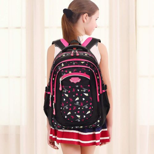  School Bags for Boys, Fanspack Boys Backpack for School Kids Backpack Bookbags for Elementary