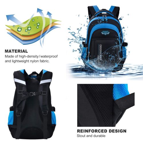  School Bags for Boys, Fanspack Boys Backpack for School Kids Backpack Bookbags for Elementary