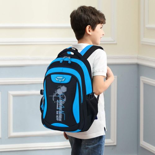  Backpack for Boys, Fanspack Boys Backpack Kids Backpack School Bags Bookbags Backpack for School