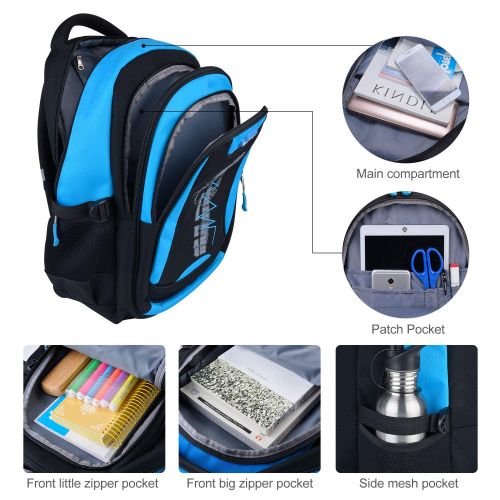  Backpack for Boys, Fanspack Boys Backpack Kids Backpack School Bags Bookbags Backpack for School