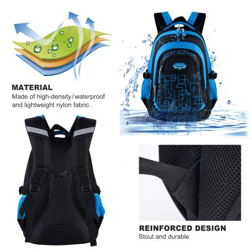  Backpack for Boys, Fanspack Boys Backpack Kids Backpack School Bags Bookbags Backpack for School