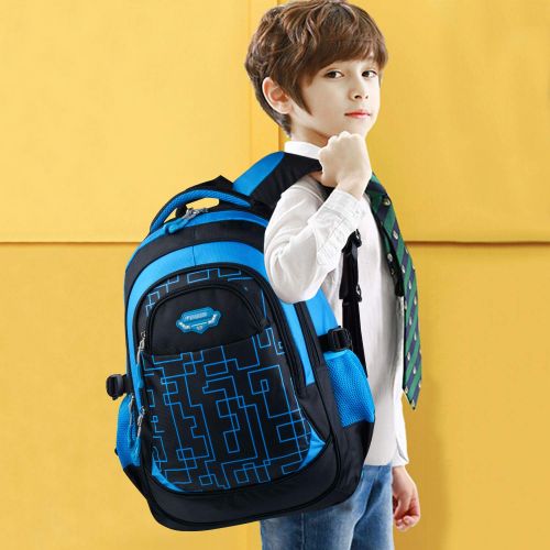  Backpack for Boys, Fanspack Boys Backpack Kids Backpack School Bags Bookbags Backpack for School