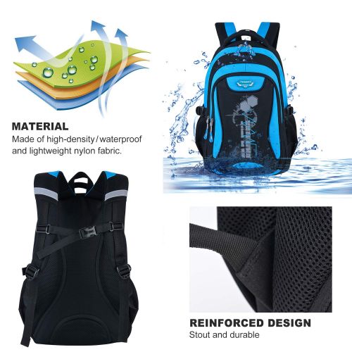  Backpack for Boys, Fanspack Boys Backpack Kids Backpack School Bags Bookbags Backpack for School