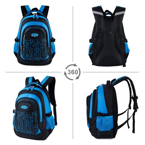  Backpack for Boys, Fanspack Boys Backpack Kids Backpack School Bags Bookbags Backpack for School