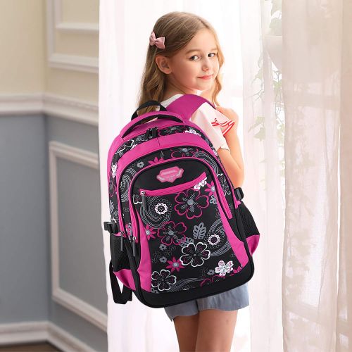  [아마존 핫딜]  [아마존핫딜]Schulrucksack,Fanspack 2019 Schulrucksack Madchen Teenager Schulranzen Madchen Kinderrucksack Daypack Schultasche Grundschule Backpack Maedchen Schulrucksack fuer Teenager (Rosafarb