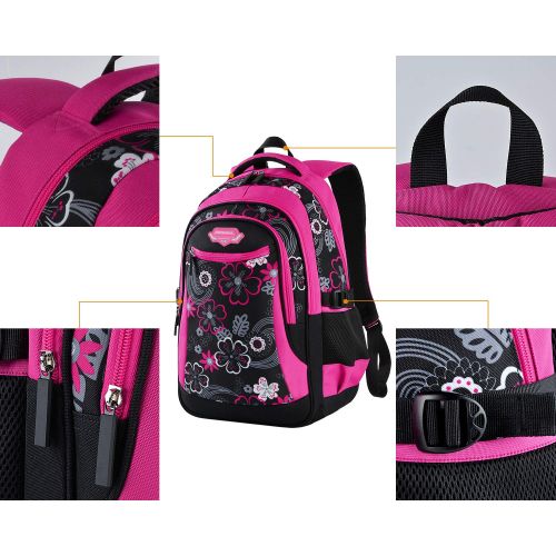  [아마존 핫딜]  [아마존핫딜]Schulrucksack,Fanspack 2019 Schulrucksack Madchen Teenager Schulranzen Madchen Kinderrucksack Daypack Schultasche Grundschule Backpack Maedchen Schulrucksack fuer Teenager (Rosafarb