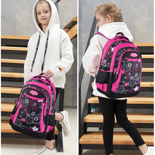  [아마존 핫딜]  [아마존핫딜]Schulrucksack,Fanspack 2019 Schulrucksack Madchen Teenager Schulranzen Madchen Kinderrucksack Daypack Schultasche Grundschule Backpack Maedchen Schulrucksack fuer Teenager (Rosafarb