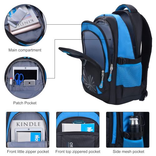  [아마존 핫딜]  [아마존핫딜]Schulrucksack Jungen Teenager, Fanspack Schulranzen Jungen Rucksack Jungen Teenager Backpack Rucksacke School Bag Schultasche Tasche Travel Sport Outdoor Rucksack fuer Schueler