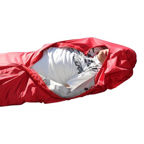  Fansteck Wafo One Man Water and Windproof Bivy Sack Survival Sleeping Bag with Reflective Coating German Design