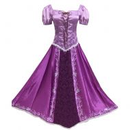 Fanstyle Halloween Costumes Tangled Rapunzel Cosplay Dresses Princess Lepe Purple Dress