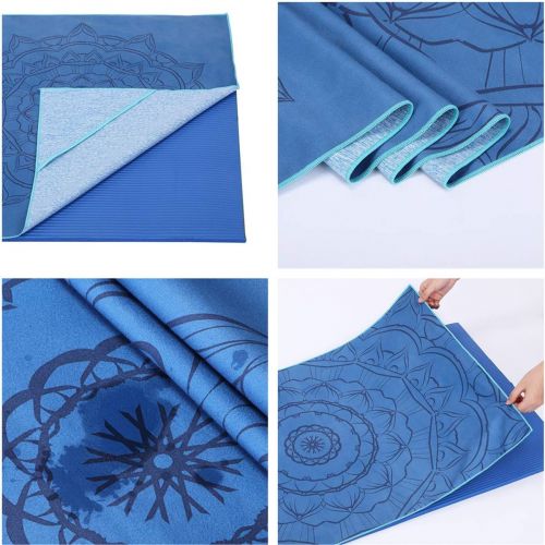  [아마존베스트]Fansu Hot Yoga Towel Non-Slip Fitness Towel Soft Breathable Non-Slip Yoga Towel with High Traction Portable Yoga Towel for Bikram and Pilates