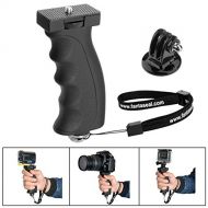 Fantaseal Ergonomisch Kamera Handheld Griff fuer Nikon Canon Sony DSLR Kamera Camcorder Monopod Selfie-Stange+ GoPro Hero7/ 6/5/ 4/3/ Session Garmin Virb SJCAM Action Kamer Halterung Stabilis