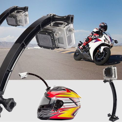  Fantaseal Actionkamera Helm Halterung 9-in-1 Action Kamera Selfie Helm Halterung Set Action kamera Helm Klebehalterung fuer GoPro Hero 6/5/4/3+/3/Session SJCAM Garmin Xiaomi Yi DBPOWER SONY e