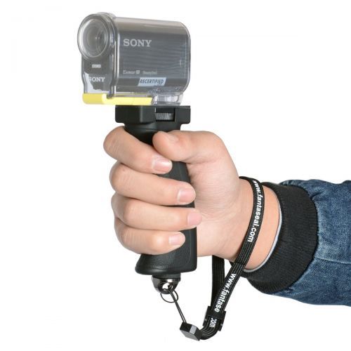  fantaseal Ergonomic Camera Grip Camcorder Mount DSLR Camera Handheld Stabilizer Handle Support Bracket Hand Video Light Flashlight Handle SelfieStick Compatible with Nikon Canon So