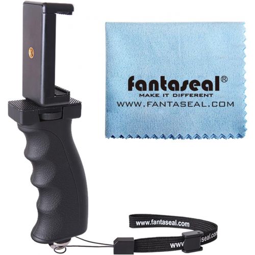  fantaseal Ergonomic Cell Phone Smartphone Holder, Phone Selfie Stick Hand Grip Stabilizer Handheld Mount Phone Handle Support Steadycam Compatible with iPhone Xs X Nexus LG HTC Sam