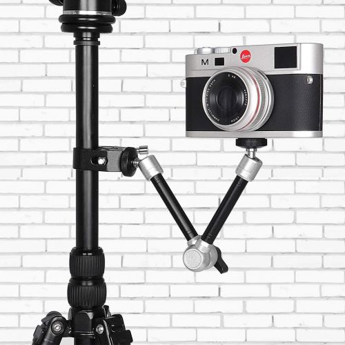  Fantaseal 11 Adjustable Heavy Duty Robust Articulating Friction Magic Arm w/ Clamp Mounts for DSLR Mirrorless Action Camera Camcorder Cell Phone GoPro iPhone Monitor Video Light Vlog Rig Hol