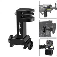 Fantaseal Hi-Precision Aluminum Alloy 2in1 Action Camera Gun Side Rail Mount Holder Motion Camcorder Picatinny Adapter Kit Compatible GoPro Sony for Shotgun Rifle Pistol Hunting Shooting Air