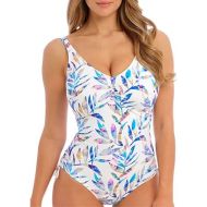 Fantasie Women's Calypso Harbour Underwire V-Neck Swimsuit, FS3530, Multi, 36GG