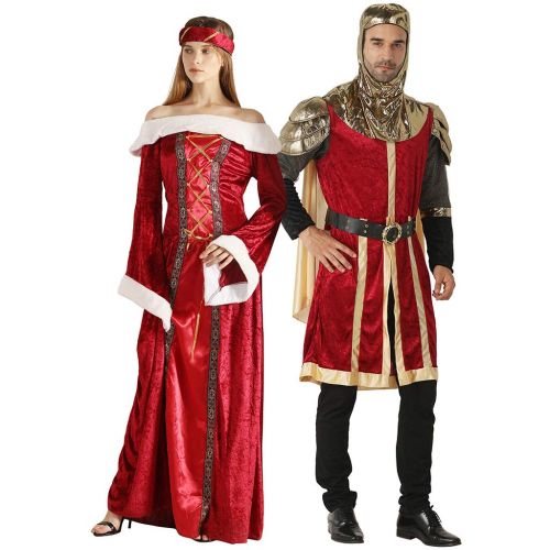  FantastCostumes Women Renaissance Queen Costume Adult Medieval Dress Carnival