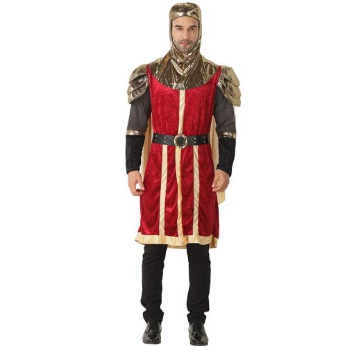  FantastCostumes Renaissance Men Medieval King Costume Knight Fancy Dress Adult Carnival