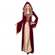 FantastCostumes Medieval Robe Woman Renaissance Queen Dress Princess Costume
