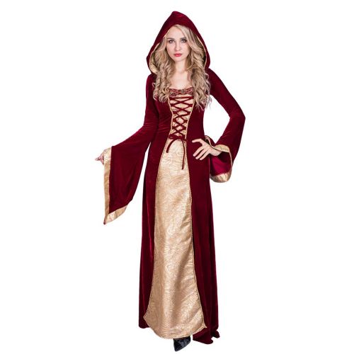  FantastCostumes Medieval Robe Woman Renaissance Queen Dress Princess Costume