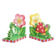 Fantasy Fields - Magic Garden Thematic Set of 2 Wooden Bookends for Kids | Imagination Inspiring Hand Crafted & Hand Painted Details Non-Toxic, Lead Free Water-based Paint