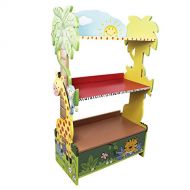 Fantasy Fields - Sunny Safari Animal Wooden 3 Shelves Kids Bookshelf with 1 Drawer Storage , Imagination Inspiring Hand Crafted & Hand Painted Details , Non-Toxic, Lead-Free Water-