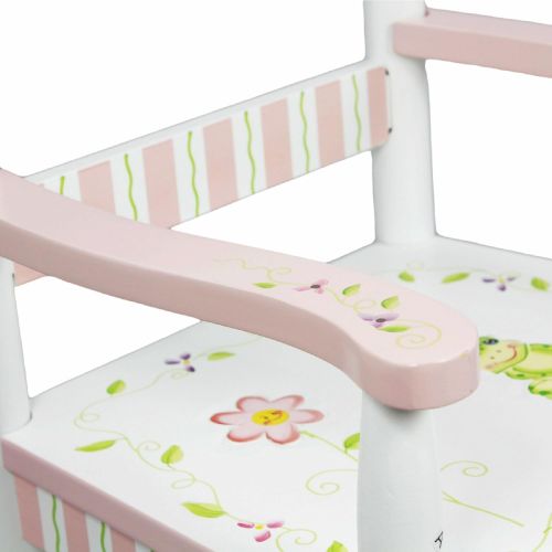  Fantasy Fields Bouquet Thematic Child Wooden Small Rocking Chair | Imagination Inspiring Hand Crafted & Hand Painted Details Non-Toxic, Lead Free Water-based Paint