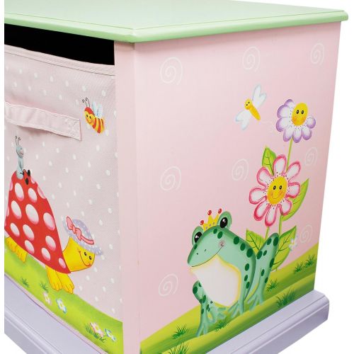  Fantasy Fields - Magic Garden Thematic 3 Drawer Cubby | Imagination Inspiring Hand Crafted & Hand Painted Details | Non-Toxic, Lead Free Water-based Paint