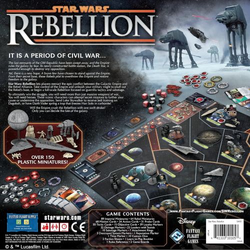  Fantasy Flight Games Star Wars: Rebellion Board Game