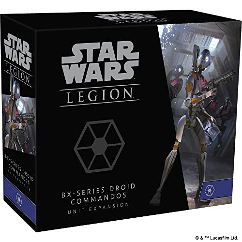  Fantasy Flight Games Star Wars Legion BX-Series Droid Commandos Expansion Two Player Battle Game Miniatures Game Strategy Game for Adults and Teens Ages 14+ Avg. Playtime 3 Hours Made by Atomic Mass Ga